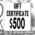 Gift Certificate $500