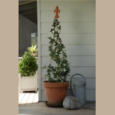 TERRACOTTA FINIAL (Fleur-de-lys) - Small
