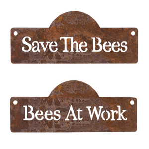 RUSTIC SIGN - Bees at Work