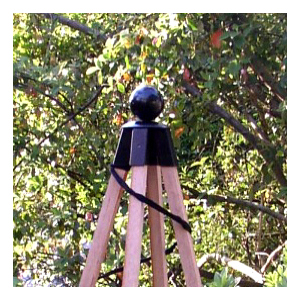 STEEL GARDEN FINIAL - Ball