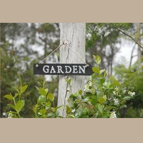 SLATE SIGN 'Garden'